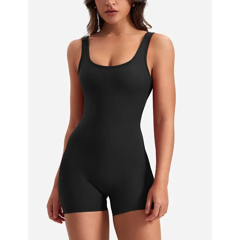 Womens Backless Yoga Jumpsuit  Slimming  Stylish 3
