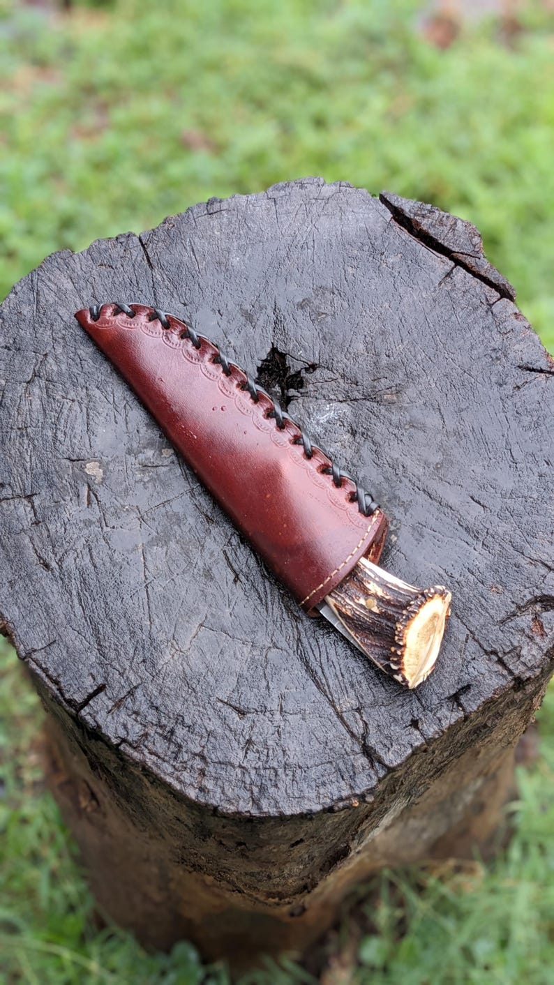 Handmade Antler Knife