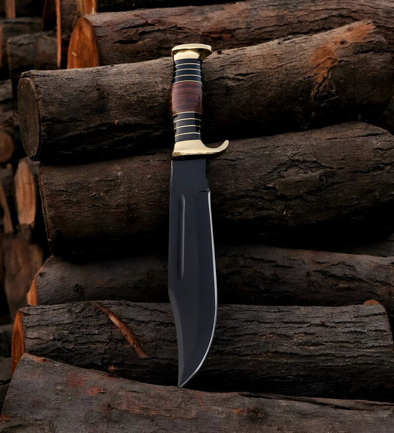 Custom handmade D2 steel Powder coated cDundee hunter, Gift For Him, Christmas Gift, Easter Gifts