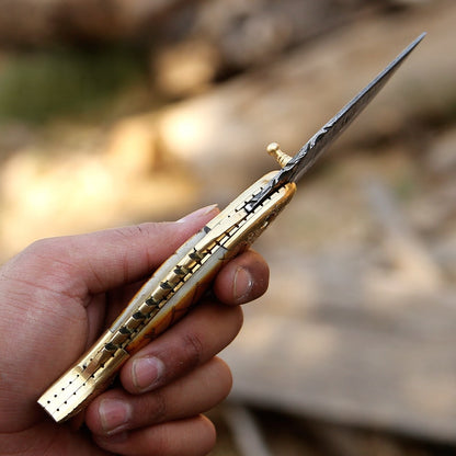 Personalized Pocket Knife Fish style