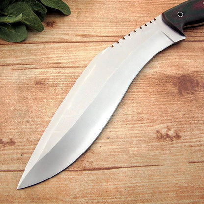 Custom Hanmade Hunting Kukri Knife With Leather Sheathgift For Himherxmas Gift 1
