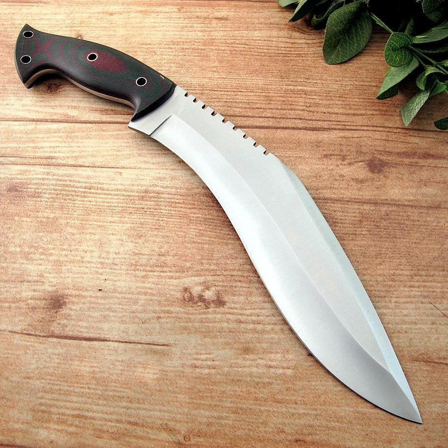 Custom Hanmade Hunting Kukri Knife With Leather Sheathgift For Himherxmas Gift 3