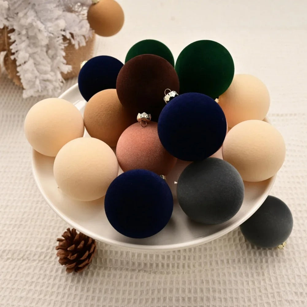 Soft Velvet Christmas Pendant Ornaments for Tree