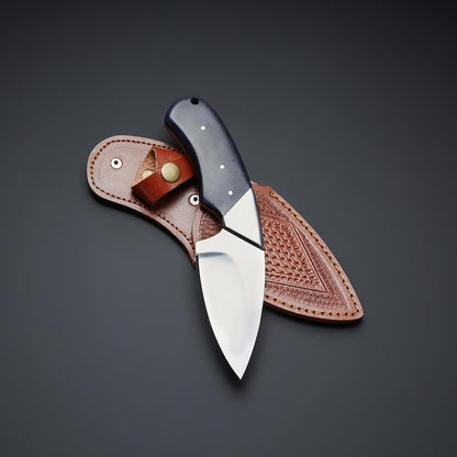Custom Hand Forged - D2 Tool Steel - Skinner Knife - Drop Point - Everyday Carry - Handmade - Gift For Him