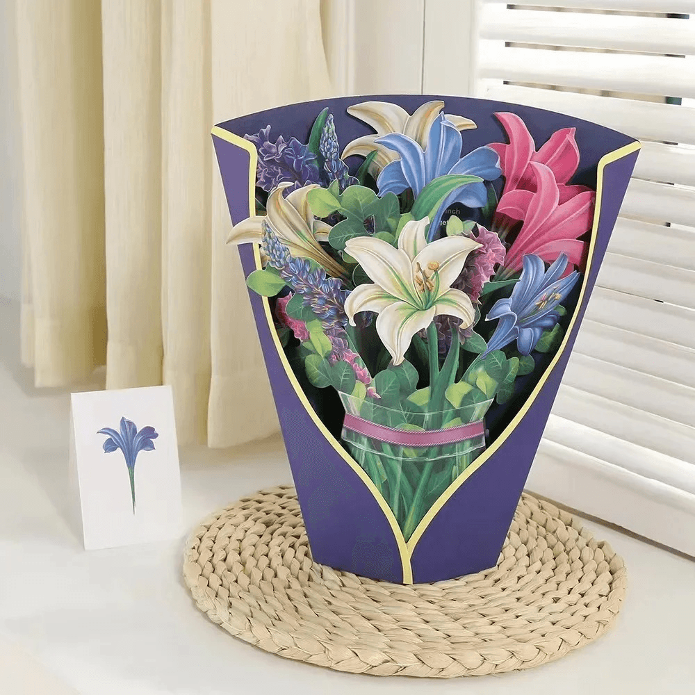Forever Paper Hand Bouquet Cards for Valentines Day