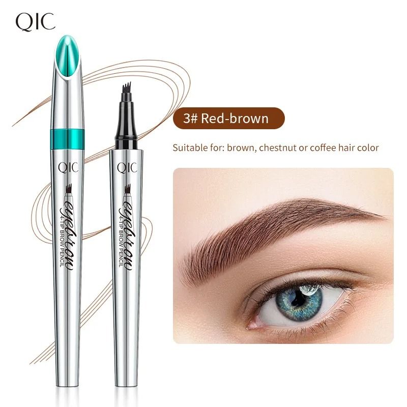 UltraFine Waterproof Liquid Eyebrow Pencil  3D LongLasting Dark Brown 7