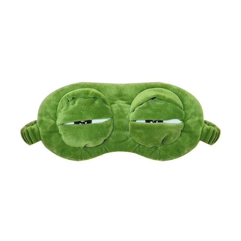 3D Frog Eye Sleep Mask  Comfortable  LightBlocking  Portable For Travel  Office Naps  Gaming  One S 1