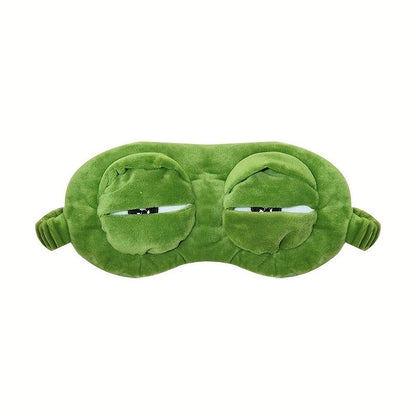 3D Frog Eye Sleep Mask  Comfortable  LightBlocking  Portable For Travel  Office Naps  Gaming  One S 1