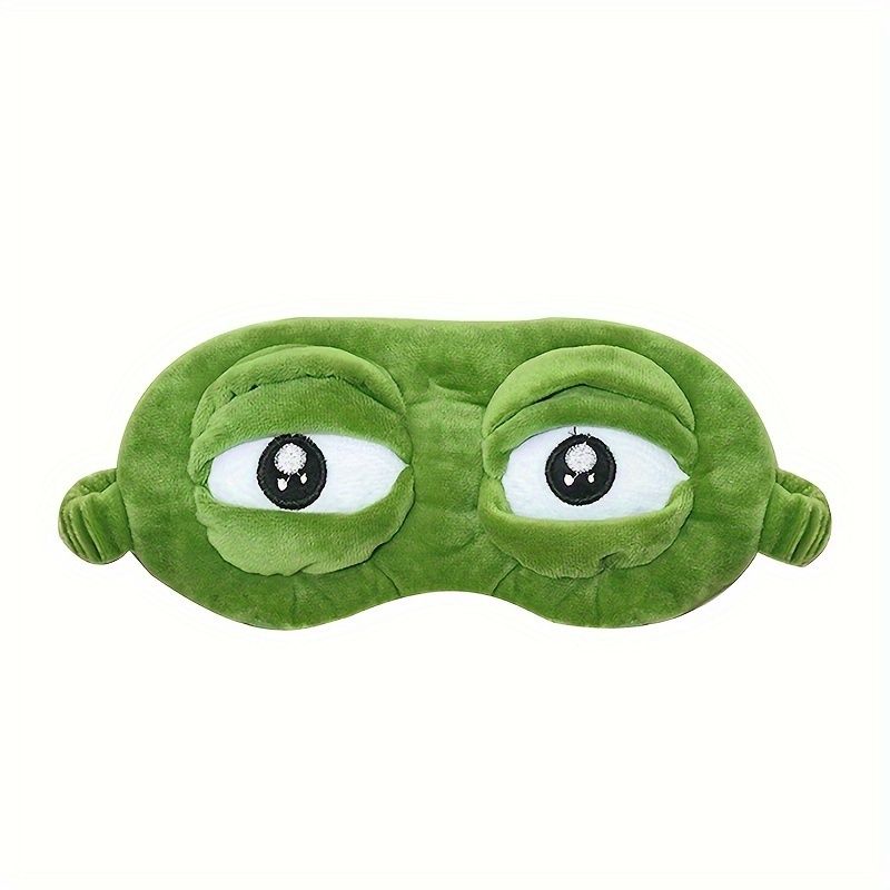 3D Frog Eye Sleep Mask  Comfortable  LightBlocking  Portable For Travel  Office Naps  Gaming  One S 2