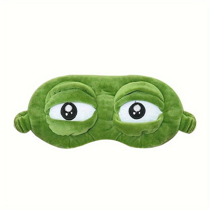 3D Frog Eye Sleep Mask  Comfortable  LightBlocking  Portable For Travel  Office Naps  Gaming  One S 2