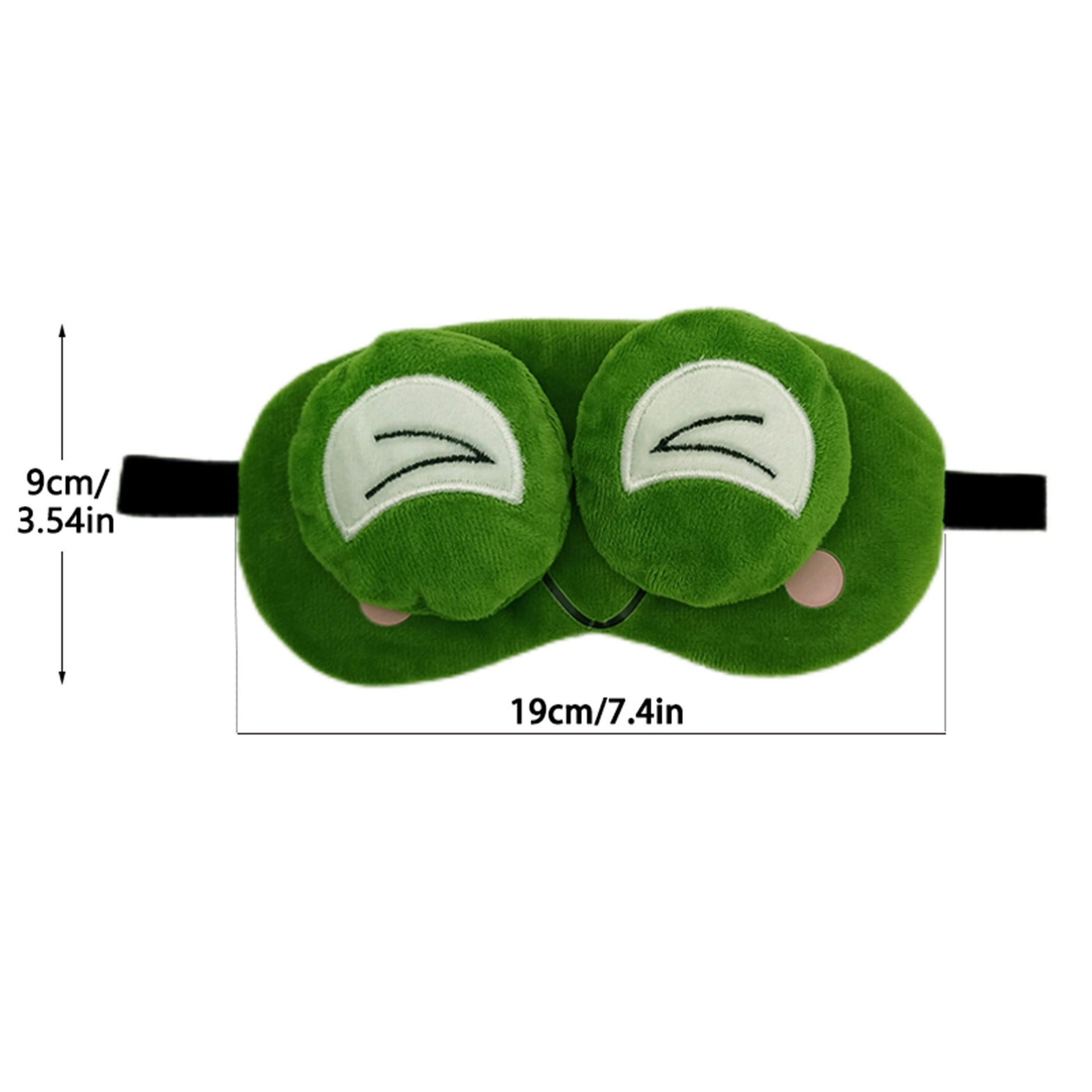 3D Frog Eye Sleep Mask  Comfortable  LightBlocking  Portable For Travel  Office Naps  Gaming  One S 4