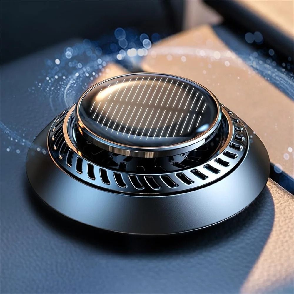Solar Powered Rotating Car Air Freshener | Aromatherapy Diffuser