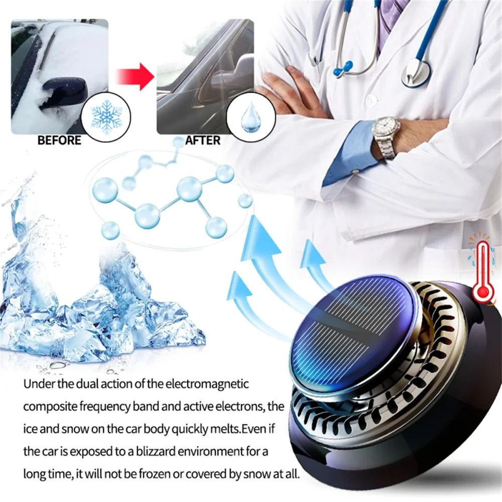 Stylish Solar Powered Car Ornament Air Freshener