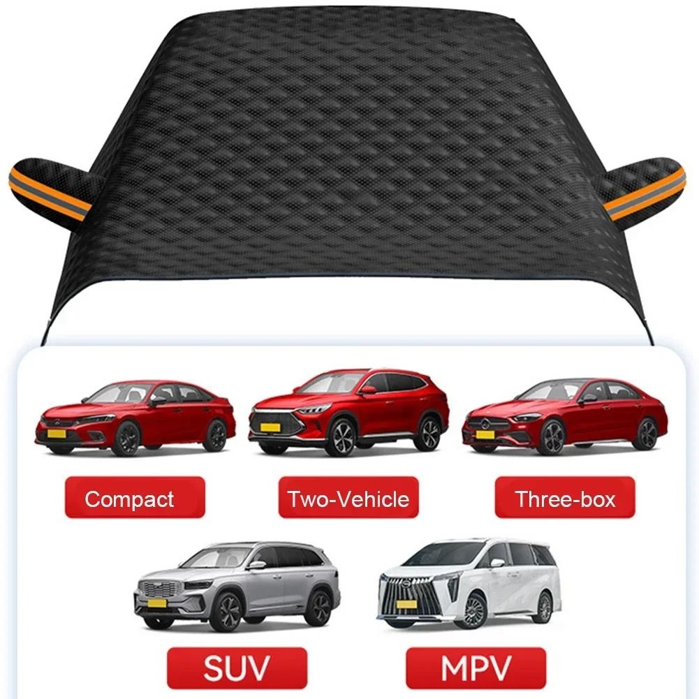 Universal Fit Magnetic Car Snow Cover with Magnets