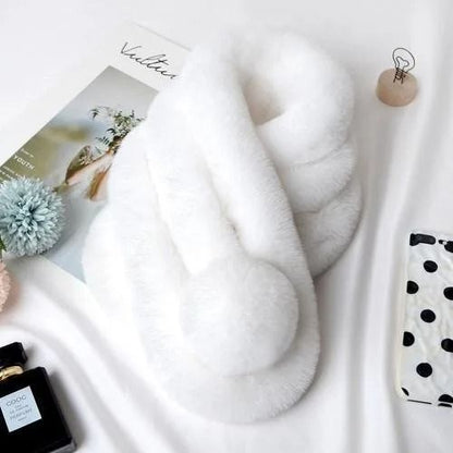 Soft and Warm Rabbit Fur Scarf for Women