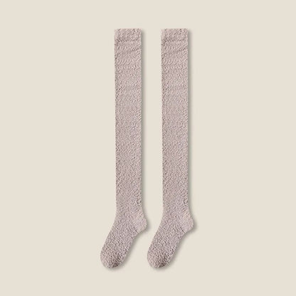 Plush OvertheKnee Socks for Women