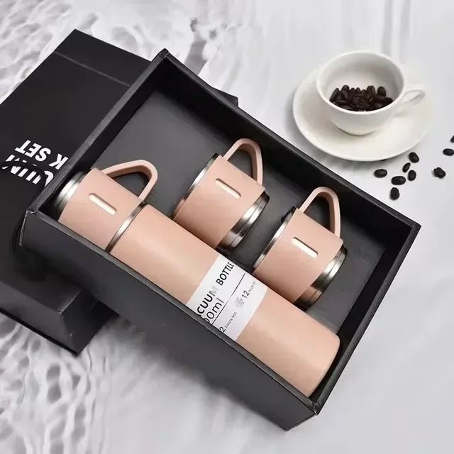 Premium 500ml Stainless Steel Thermal Mug – Vacuum Insulated Portable Bottle with Gift Box