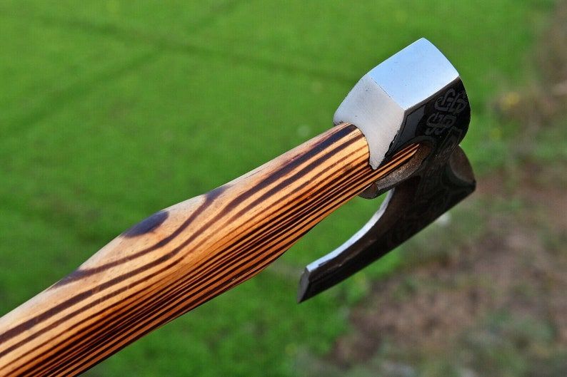 Handmade Viking Forged Axe Groomsmen Gift  Birthday Gift Collectibles Axe  Gift For Him  Anniversar 2
