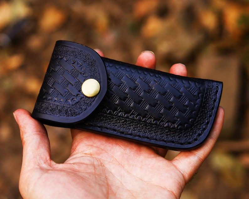 Handmade Hand Engraved Brass Handle Folding Knife Pocket Knife Easy Lock Knife Gift For Him Gift Fo 4