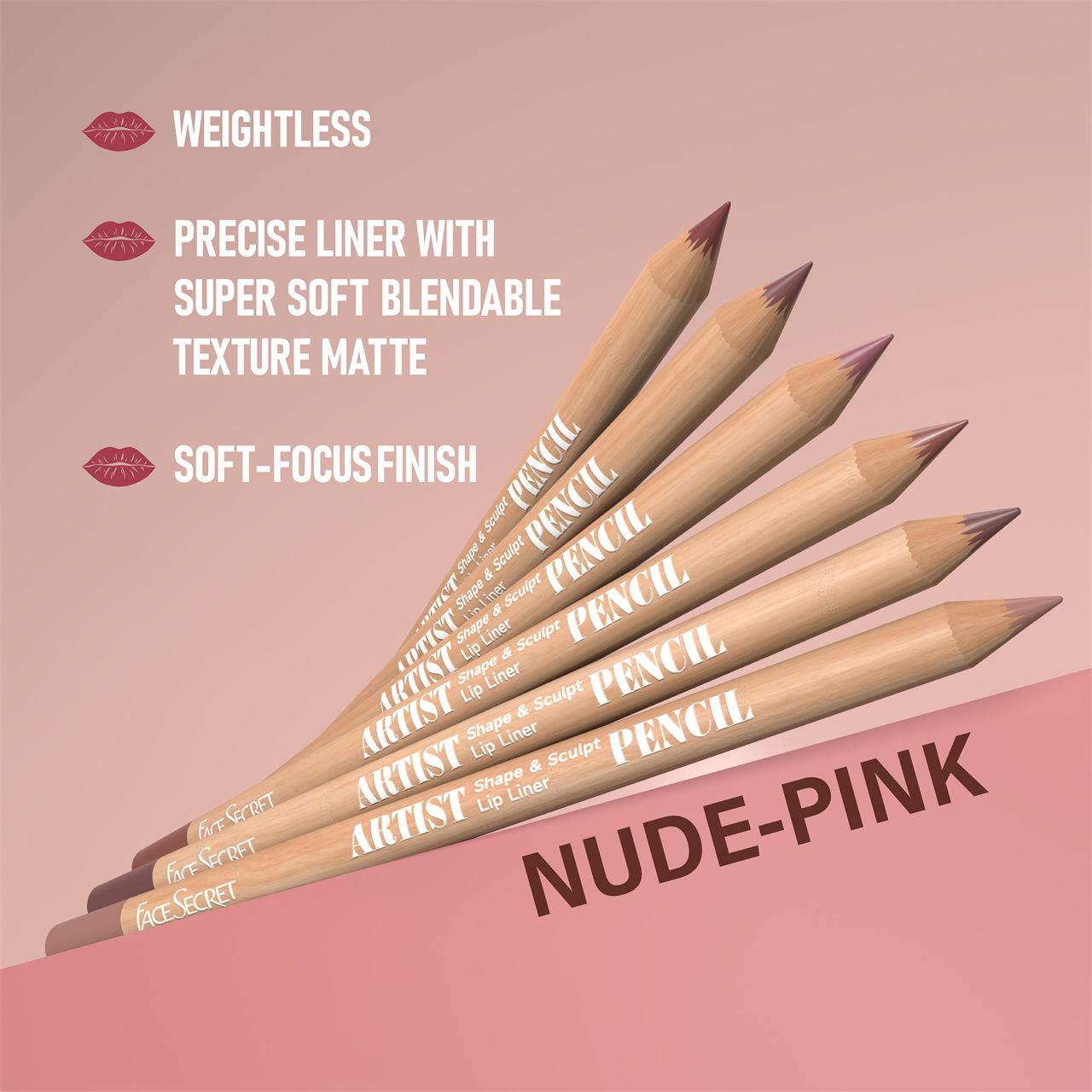 Professional Precision Lip Liner with Matte Finish