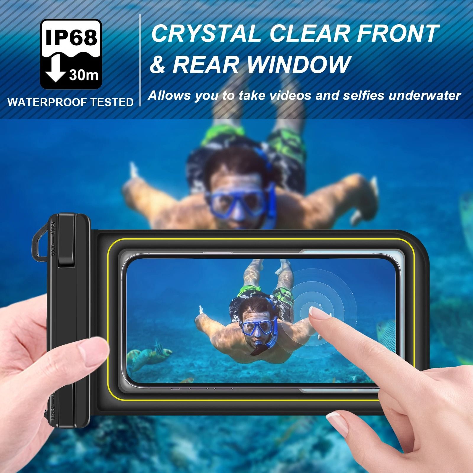 Waterproof Floating Phone Bag For IPhone  Android  IP68 4