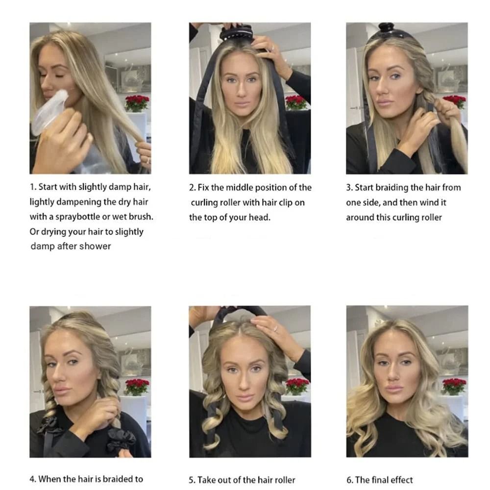 Comfortable Curling Rod Headband