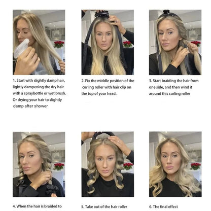 Comfortable Curling Rod Headband