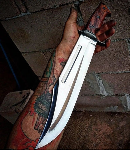 Handmade Carbon Steel Hunting Bowie Knife Vintage Big Bowie Birthday Anniversary New Year Christmas 3