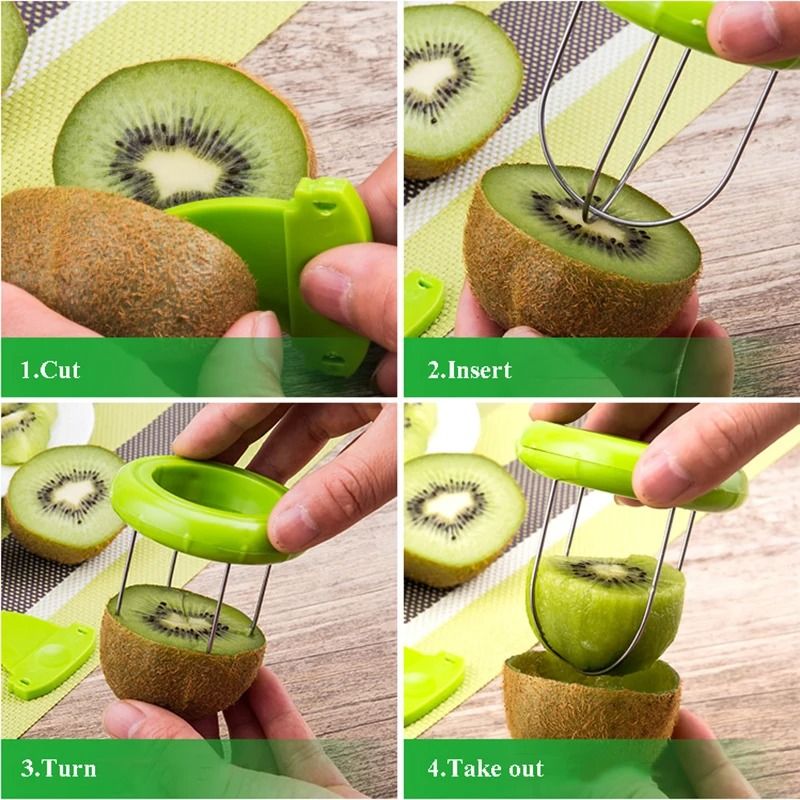 Detachable Kiwi Cutter  Creative Fruit Peeler Tool 4