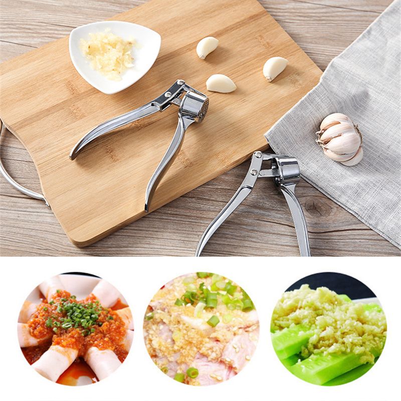 Premium Stainless Steel Garlic Squeezer