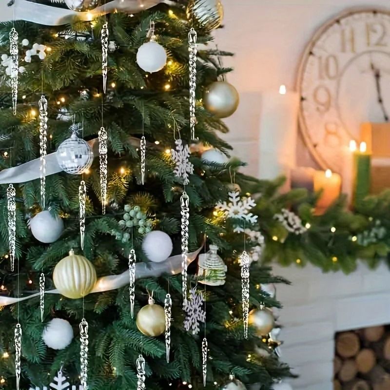 Buy Crystal Clear Icicle Ornaments