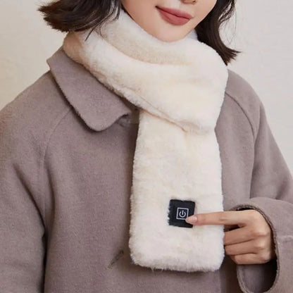 Heated Neck Scarf Electric Heated Soft Neck Wrap Skiing Heating Scarf For Men And Women 1