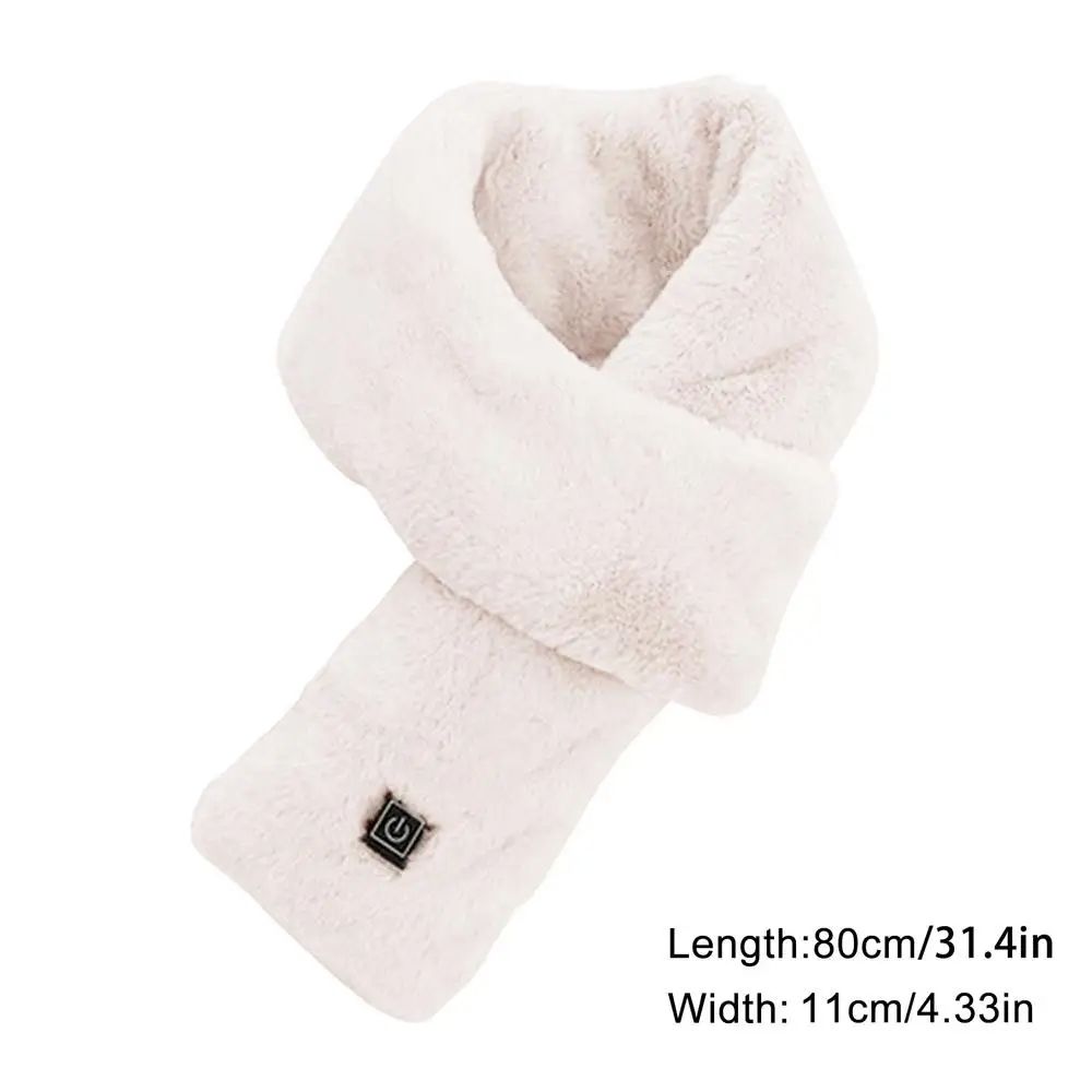 Heated Neck Scarf Electric Heated Soft Neck Wrap Skiing Heating Scarf For Men And Women 5