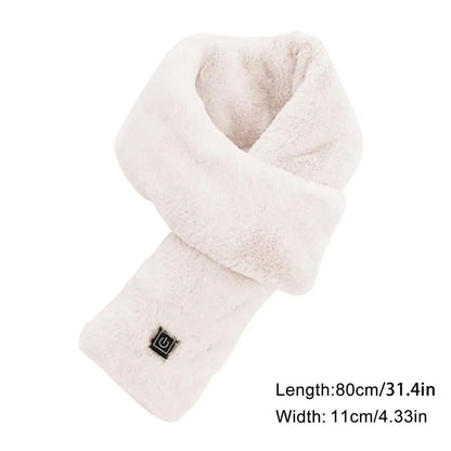 Heated Neck Scarf Electric Heated Soft Neck Wrap Skiing Heating Scarf For Men And Women 5