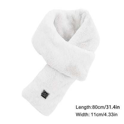 Heated Neck Scarf Electric Heated Soft Neck Wrap Skiing Heating Scarf For Men And Women 6