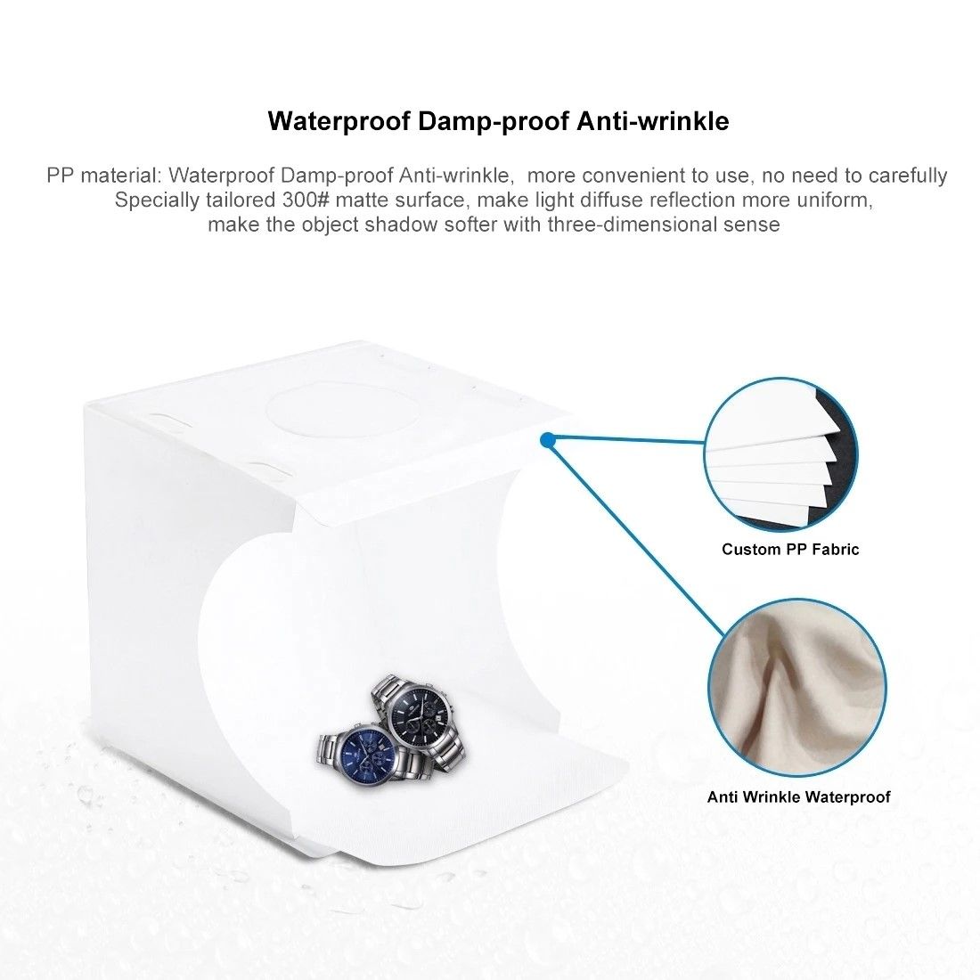 Mini LED Lighting Studio Box for Jewelry and Small Items