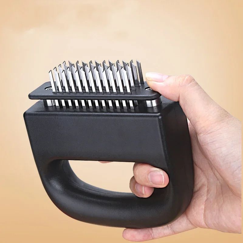 Stainless Steel Meat Tenderizer Needle Quick Tenderize Tool For Flavorful  Juicy Steaks 4