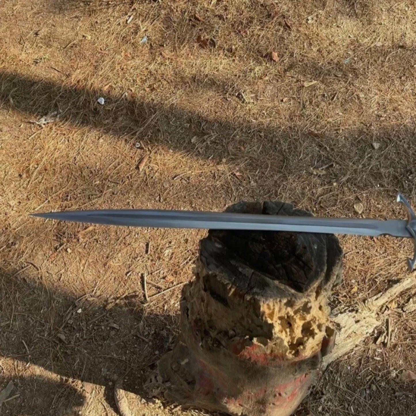 Custom Handmade Carbon Steel Blade Greek Archilles Sword  Hunting Sword Camping 2