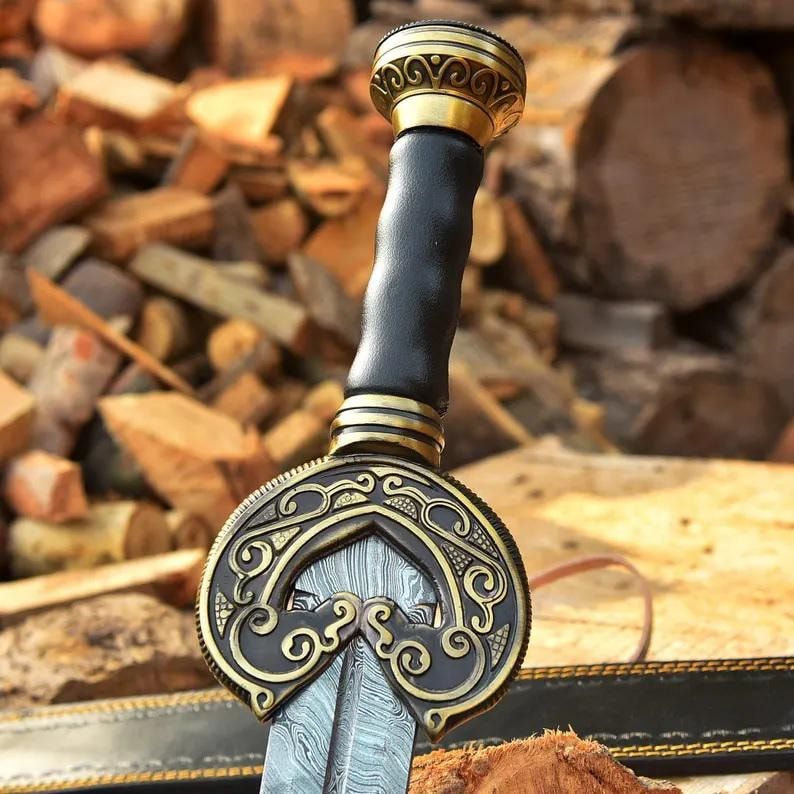 ALFARI Handmade Damascus Steel Beautiful Sword Hand Forged Sword Damascus Sword With Sheath Gift Fo 1