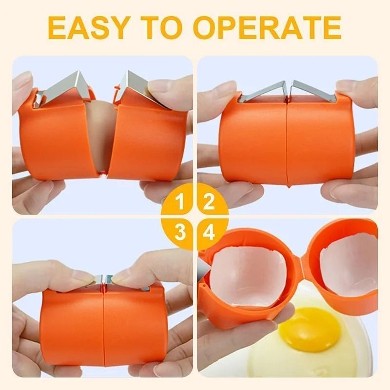 Eggshell Cutter  Opener  Fast Egg Top Remover Tool 6