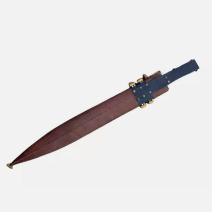 Custom Handmade Carbon Steel Greek Xiphos Hunting SwordHunting Sword Camping 3