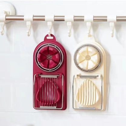 Multifunctional Stainless Steel Egg Slicer  Flower Shape Cutter For Eggs  Fruits 6