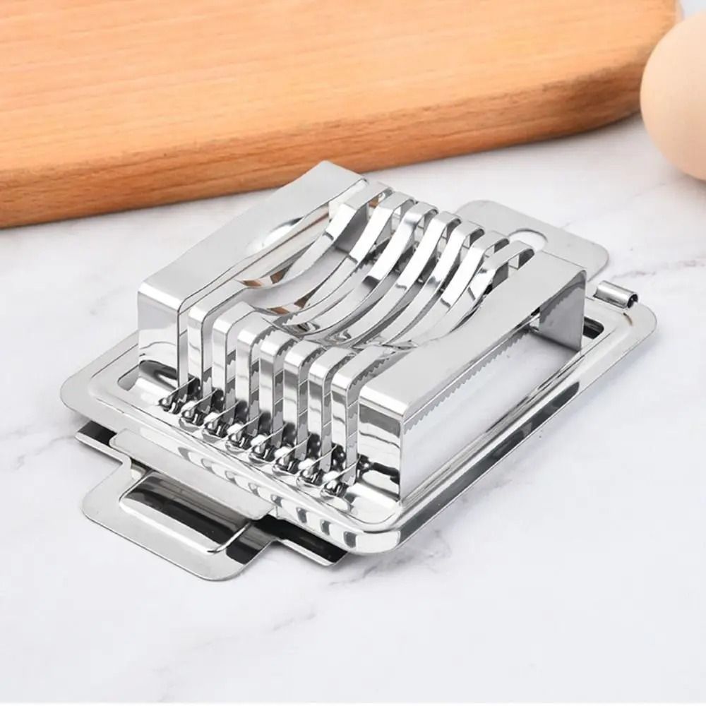 Professional Kitchen Egg Slicer with Sawtooth Blades