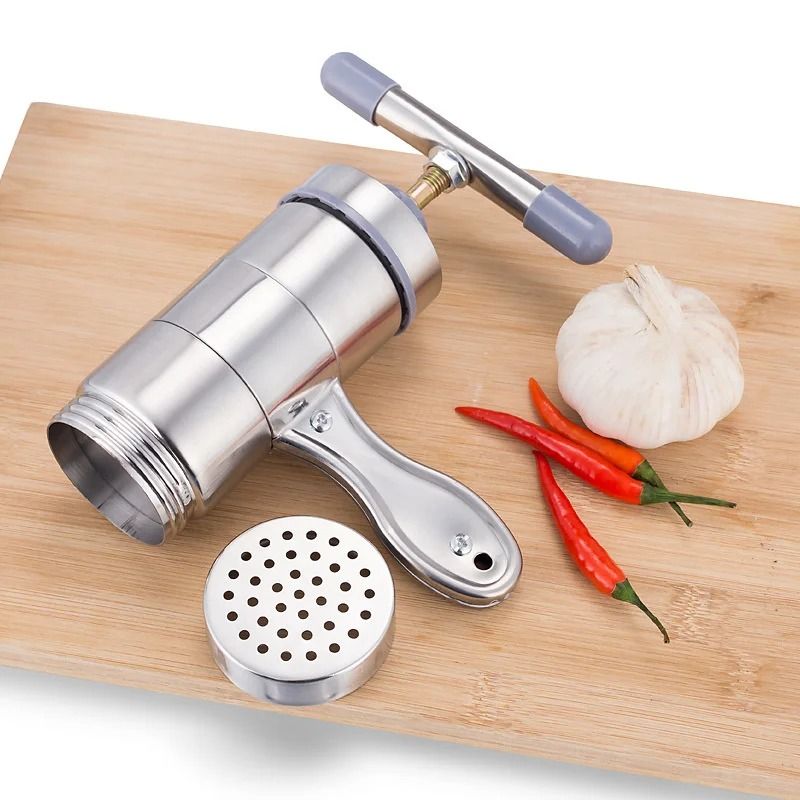 Multifunctional Stainless Steel Manual Pasta  Juice Maker With 5 Molds 4