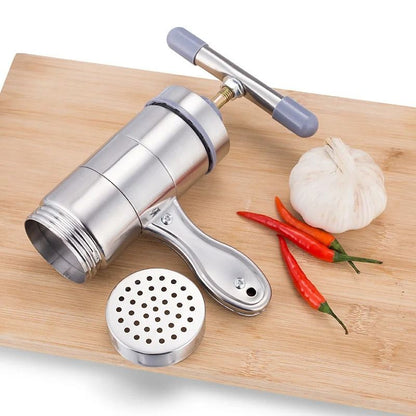 Multifunctional Stainless Steel Manual Pasta  Juice Maker With 5 Molds 4