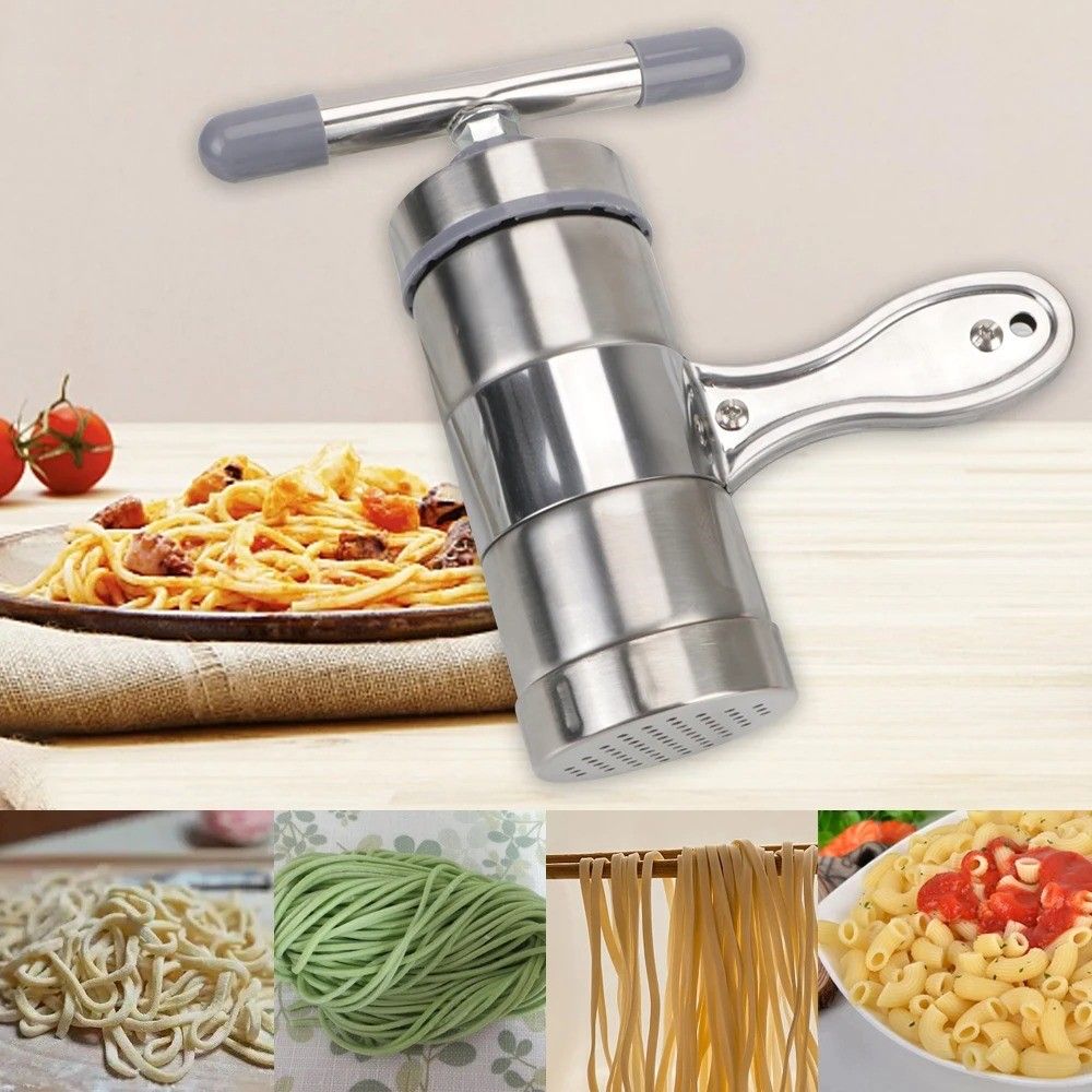 Multifunctional Stainless Steel Manual Pasta  Juice Maker With 5 Molds 3