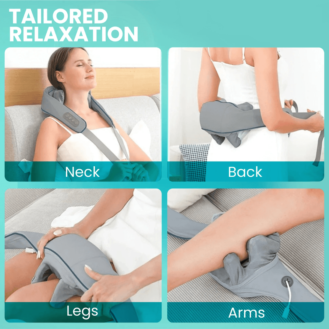 Neck  Shoulder Heat Massager  Therapeutic Relaxation Tool  Perfect Wellness Gift 2