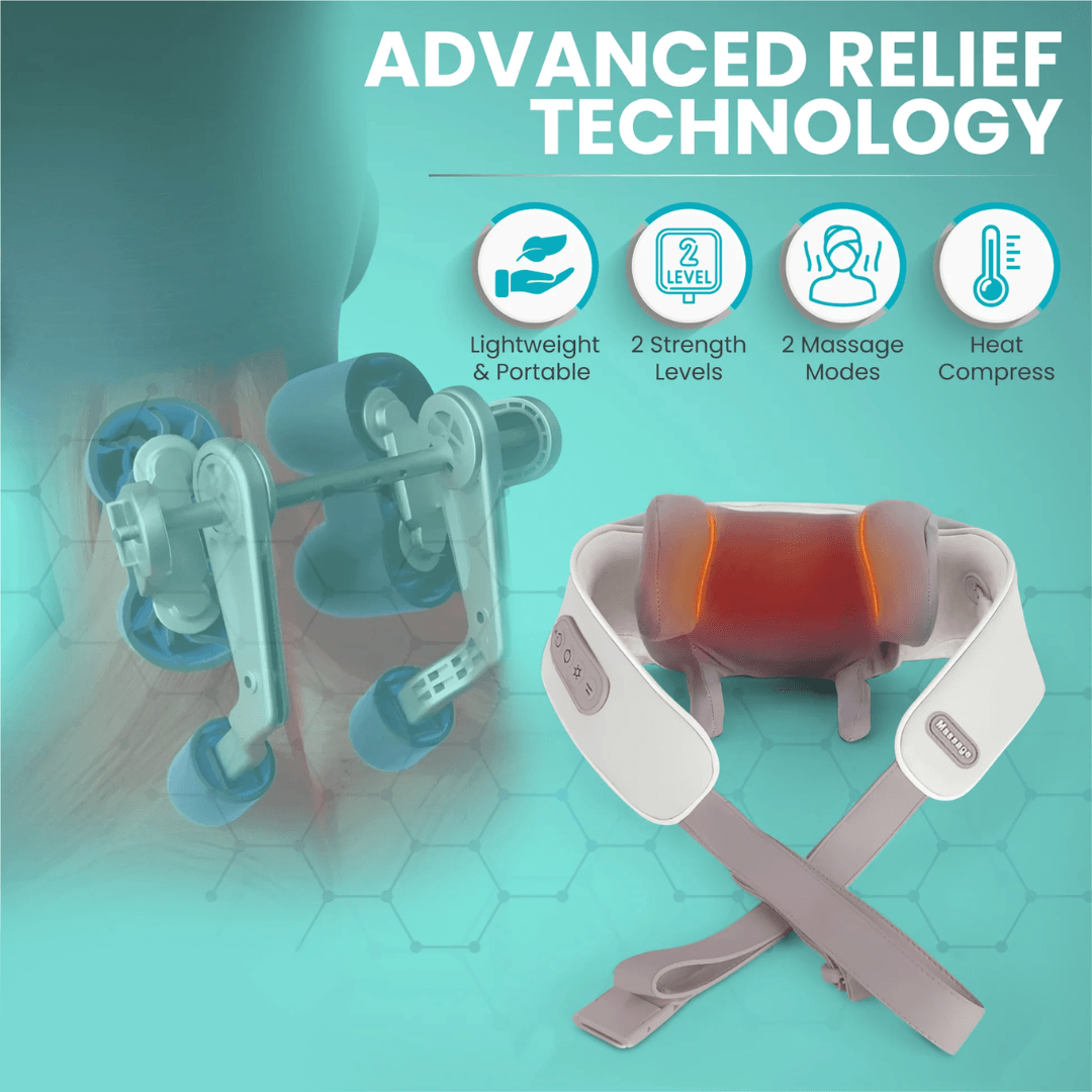 Neck  Shoulder Heat Massager  Therapeutic Relaxation Tool  Perfect Wellness Gift 3