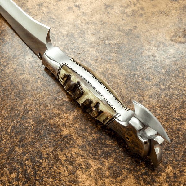 Custom Handmade Beautiful Kitchen Knife With D2 Steel Blade gift