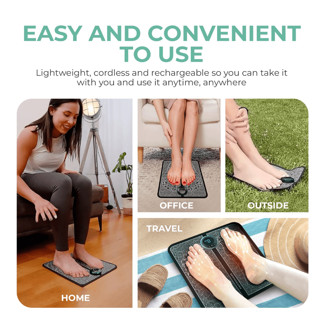 EMS Foot Massage Mat With Acupoints Stimulator 1
